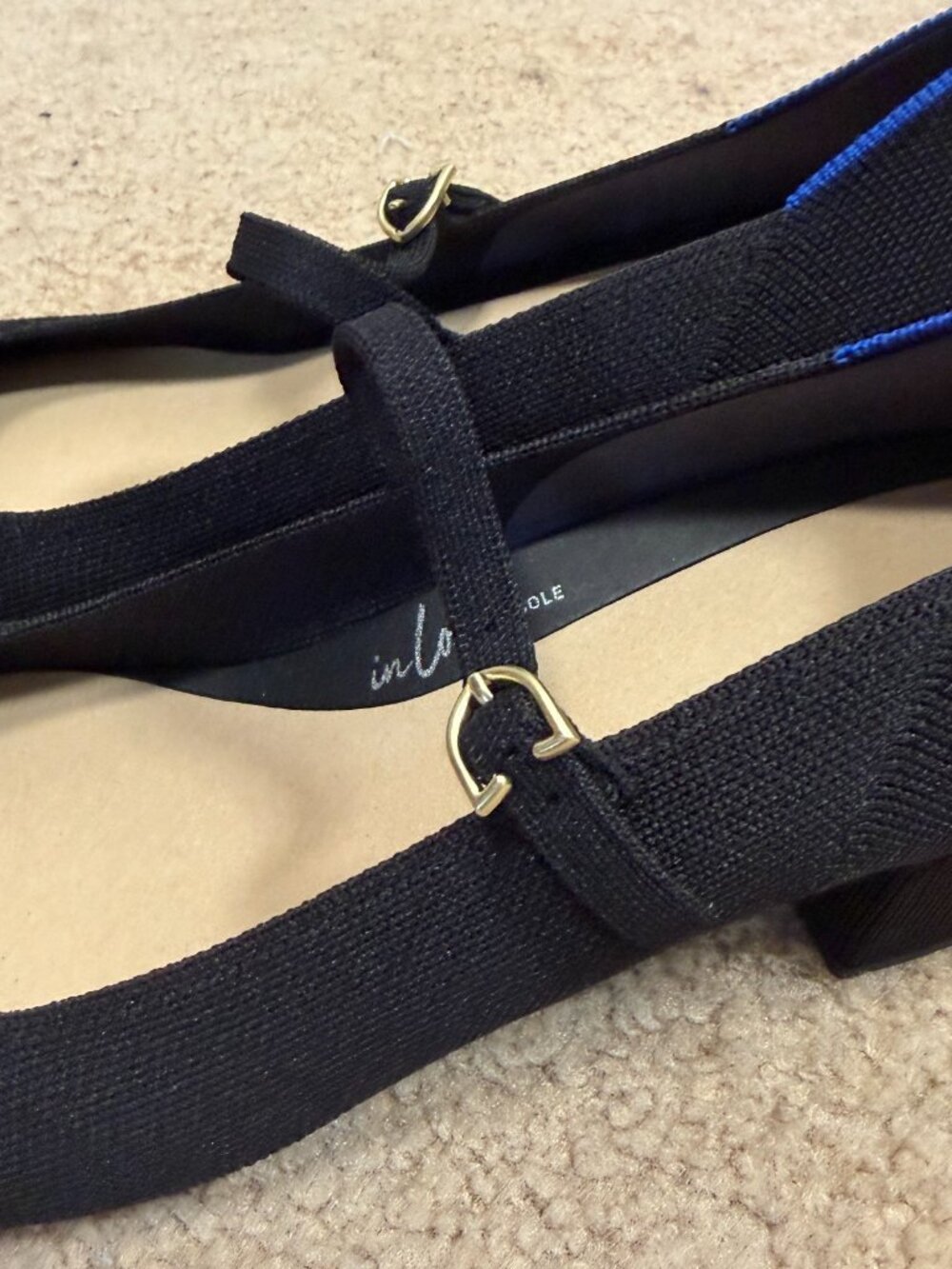 Rothy's Mary Jane Heels Size 10.5 Black Work Office Career Business Sustainable - Picture 6 of 15